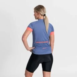 Rogelli Modesta Sykkeltrøye Kvinner Blå/koral -Endura Sykler Butikk Rogelli Modesta Cykeltroeje Kvinder B 1678452390 04