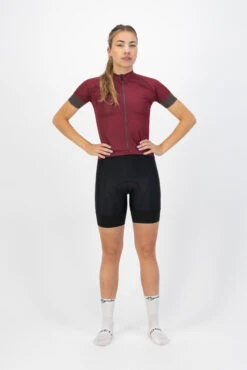 Rogelli Modesta Kortermet Trøye Til Kvinner Burgunderrød -Endura Sykler Butikk Rogelli Modesta Kortaermet Jersey til 1645439101 02