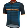 Rogelli Stripe Jersey - Blå / Oransj -Endura Sykler Butikk Rogelli Stripe Jersey Blaa Orange 1610111614