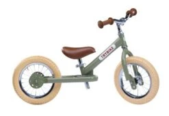 Trybike Balance / Tohjuls Løpesykkel Vintage Grønn