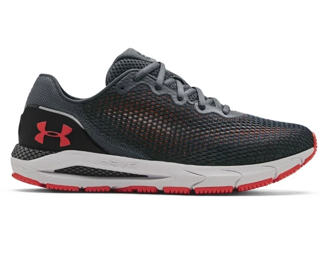 Under Armour HOVR Sonic 4 Løpesko - Grå/Rød 3 Under Armour HOVR Sonic 4 Løpesko - Grå/Rød