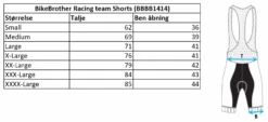 BikeBrother Racing Team Shorts -Endura Sykler Butikk bikebb141505 01