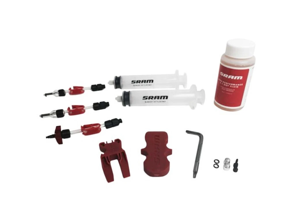 SRAM Bleed Kit Til Avid/Sram Bremser Inkl. DOT 5.1 Olje 3 SRAM Bleed Kit Til Avid/Sram Bremser Inkl. DOT 5.1 Olje